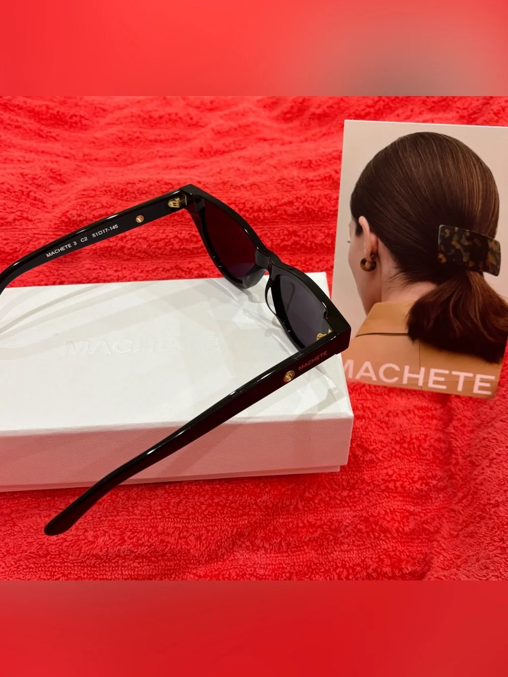 MACHETE Black Cat-Eye Sunglasses